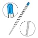 Ballpoint Pen Refills with Spring for Penneed B5/B6/B8 Pen, Parker Waterman Compatible Ballpoint Pen Refills Twist Action Medium Point 1.0mm Pack of 10(Blue Ink)