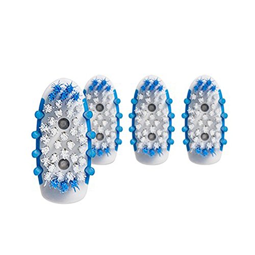 GO SMILE Dental Pro Replacement Brush Heads (4 count), Dentist Recommended antibacterial brush heads, Professional At-Home Teeth Whitening REFILL