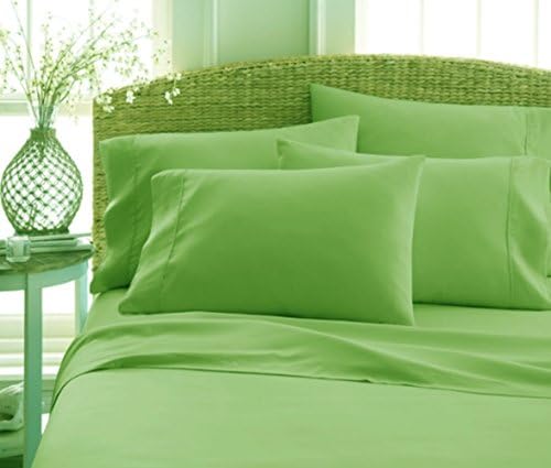 Golden Linen Highest Quality Ultra Soft 4 Piece Eco-Friendly Deep Pocket Bamboo Bed Sheets Hypoallergenic and Wrinkle Resistant  (FULL, SAGE)