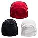 Elephant Brand Doo Rag 100% Cotton - Skull Cap Beanie for Cycling - Head Wrap Pack of 3 (Solid)