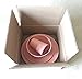 Bamboo Fiber 4-Piece Non-Breakable Dish Set - Dishwasher Safe - Pink Modern Design for All Ages