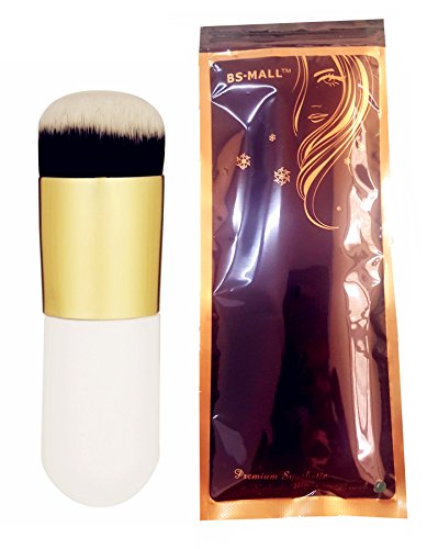 BS-MALL(TM) Premium Flat Foundation Makeup brushes(Golden White)