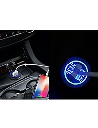 sonru impermeable Dual USB cargador socket toma de alimentación 2.1 A y 2,1 A para 12 V 24 V coche barco, camión, vehículo, motocicleta con fusible de alambre kit de bricolaje