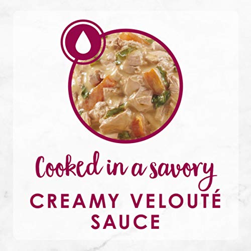 Purina Fancy Feast Wild Alaskan Salmon with Carrots and Spinach in Creamy Veloute Sauce High