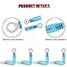 Hilitchi 50Pcs Nylon Heat Shrink Ring Insulated Terminals Electrical Wire Crimp Connector (16-14AWG, 10)
