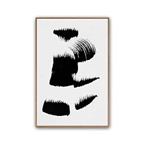 signwin Framed Canvas Wall Art Abstract Color Block...