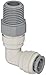 John Guest Acetal Copolymer Tube Fitting, Swivel Elbow, 1/2