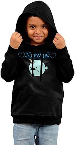 Toddler Cartoon Cute Narwhals Funny Hoodie Unisex
