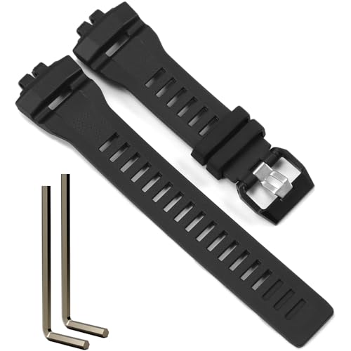 Men's GBD200 Replacement Strap Compatible with Casio G-Squad GBD-200 GBD200UU-9 GBD200-9 GBD-200-1JF Watch Band Resin Bracelet