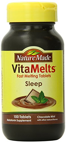 Nature Made Vitamelts Sleep Tablets, Chocolate Mint, 100 Count