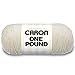 Caron One Pound Solids Yarn, 16oz, Gauge 4 Medium, 100% Acrylic - OffWhite- For Crochet, Knitting & Crafting ( 1 Piece )