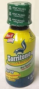 Zorritone Syrup 4.0 Oz By Ancalmo Labratory (784922868909)