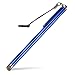 Stylus Pen for iPad (Stylus Pen by BoxWave) - EverTouch Slimline Capacitive Stylus, Slim Barrel Capacitive Stylus with FiberMesh Tip for iPad, Apple iPad - Lunar Blue