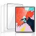 AINOPE [2-Pack] iPad Pro 12.9 Screen Protector, [Installation Frame] [Face ID Recognition] Ipad 12.9 Screen Protector Anti-Fingerprint Scratch Resistance Tempered Glass Protector for iPad 2018 12.9