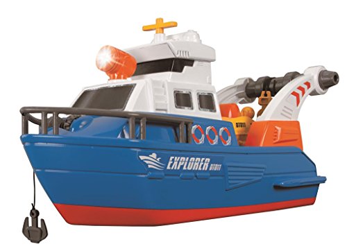 Dickie Toys Light and Sound Explorer Boat - Thumbnail 2