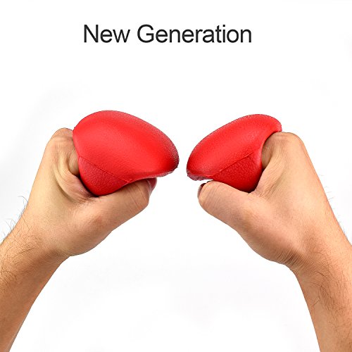 OUTFANDIA Boxing Reflex Ball Head Cap Punch Gloves 3pcs Boxing Gear Combo Gym Equipment Set - Fitness Accessories for Reflex Speed Training - Thumbnail 4