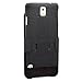 Galaxy Note 3 Case, Aduro Combo Shell & Holster Case Super Slim Shell Case w/Built-in Kickstand + Swivel Belt Clip Holster for Samsung Galaxy Note 3 (Retail Packaging)