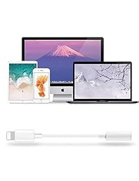 [Apple MFi Certified] 2 Pack iPhone Headphone Adapter, Compatible with iPhone 7 7Plus  8 8Plus  X Xs Xs Max XR Headphone Jack Adapter, 3.5 mm Headphone Adapter Jack Cable Splitter Audio Earbud Adapter