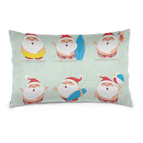 Amazon Com Xuyonh Fun Pillow Cases Giant Christmas Santa New Year