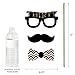 Big Dot of Happiness Adult 30th Birthday - Gold Party Photo Booth Props Kit 20 Count