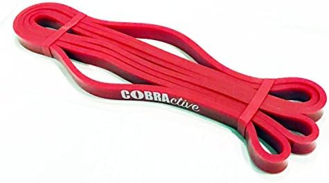 Premium Pull-up Assistance Bands for High Performance Resistance and Crossfit Workouts. Wide Power Range Combinations Great for Fitness Strength Yoga, Pilates Mobility Therapy, Rehabilitation (Red)
