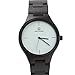 IWOODEN Ebony Wood Watch Analog Quartz Wrist Watch for Men Vintage Handmade Watch
