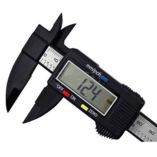 Digital Caliper, Jsdoin 0-6" Calipers Measuring Tool - Electronic Micrometer Caliper with Large LCD Screen, Auto-off Feature, Inch and Millimeter Conversion (Black) - Thumbnail 3