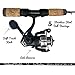 Tailored Tackle Ice Fishing Rod Reel Combo 28 in. Medium Light Fast Action Multi-Species Ice Fishing Pole Walleye Perch Panfish Bluegill Crappie