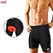 Arltb Bike Shorts Men & Women 3D Padded Bicycle Cycling Underwear Orange