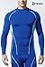 Tesla TM-T12-BSSZ_Medium Men's Turtle Mock Long-Sleeved T-Shirt Cool Dry Compression Baselayer T12