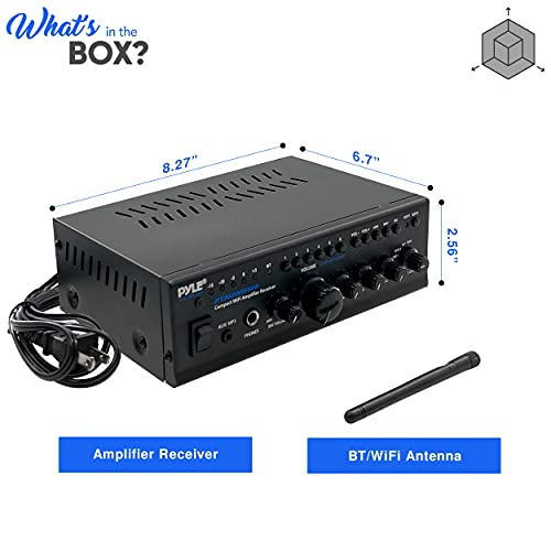 Pyle WiFi Stereo Amplifier Receiver Professional Home Theater Audio