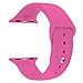 Zyra Sport Band for Apple Watch 42mm S/M, Soft Silicone Strap Replacement iWatch Bands for Apple Watch Sport, Series 2, Series 1 Barbie pink