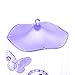 Soledi Creative Crystal Butterfly Mobile Wind Chime Bell Garden Ornament Lucky Gift Yard Garden Living Hanging Decor Art Purple