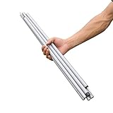 Top Lander Adjustable Tent Tarp Poles Folding 3 Section Dual Size Steel Camping Tent Accessories for Headroom Canopy Porch Awning Sun Sails Support