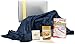 Get Well Soon Gifts for Women or Men - Gift Set Includes Luxury Blanket, Chicken Noodle Soup, TLC Tea Kit & Inspirational Word Search Book - After Surgery, Thinking of You Care Package