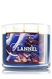 Bath & Body Works Candle 3 Wick Limited Edition 2015 Flannel