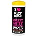 Pet Head Pretty Kitty Deshedding Wipes, 50 pack, Pineapple, Pink,TPHC4