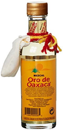 Oro de Oaxaca Mezcal mit Wurm Tequila (1 x 0.05 l) – Bild 3