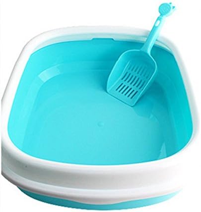 Uniquorn Semi-enclosed Pet Cat Sand Basin
