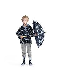 Hatley - Botas de lluvia para niño, 13 US Niño (a), multicolor   fantasía (Shark Frenzy)