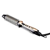 MHD 4 in 1 Ceramic round brush flat iron curling iron and styling wand