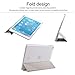 Besdata Ultra Thin Magnetic Smart Cover & Back Case for 2013 Apple iPad Air with Auto Wake/Sleep + Screen Protector + Cleaning Cloth + Stylus, White