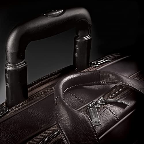 Solo New York Walker Leather Rolling Laptop Bag, Espresso Pricepulse
