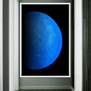 signwin Framed Canvas Wall Art Planet Astronomy &...