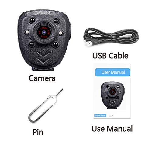 VICCKI HD1080P Mini DV Camera Night Vision Video Recorder Motion Detection Built-in 16G