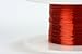 TEMCo 30 AWG Copper Magnet Wire - 2 oz 392 ft 155°C Magnetic Coil Red