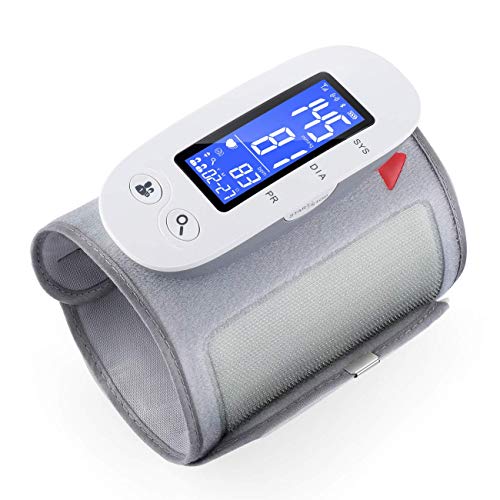 Bluetooth Blood Pressure Monitor, Digital Automatic Blood Pressure Cuff Wrist, FDA Approved Large Screen 2*500 Memory Blood Pressure Machine, Upper Arm BP Monitor Cuff with APP for Apple iOS & Android