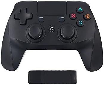 TENNIO Wireless GAME Controller for PS4 Gamepad Joystick Vibration feedback Touchpad Compatible with PS4 PRO and Windows PC