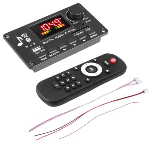 Dc 5V-26V 2 | 2 * 40W 80W Amplifier Bluetuth 5.0 Mp3 Player Wav Decoder Board 12V Car FiM Raydio Module Support Tf USaB AURX Handsfree Call Record New 2026 High for Reliable Electronic Component