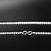O.RIYA Mother's Day Necklaces Set, Round Design with Heart Pendant (Grey)